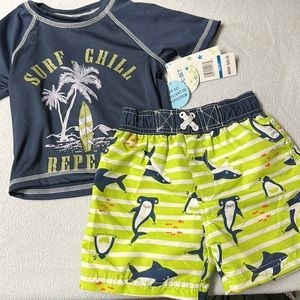 NWT swim set with UPF 50